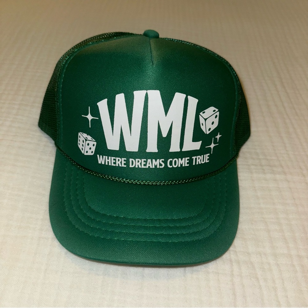 Green Wish Me Luck Trucker Hat